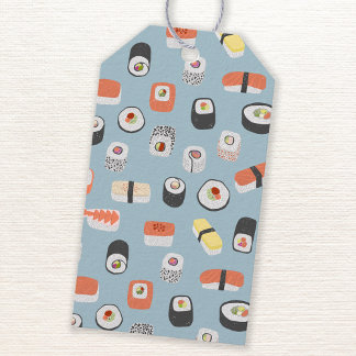 Sushi Nigiri Maki Roll Presentetikett
