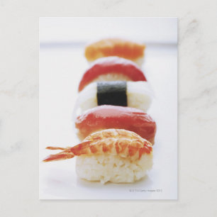 Sushi, Nigiri, närhet Vykort