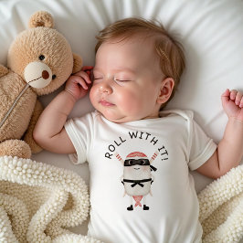 Sushi Ninja Baby Body, Roligt Ninja Baby Present T Shirt