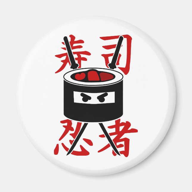 Sushi Ninja Magnet (Framsidan)