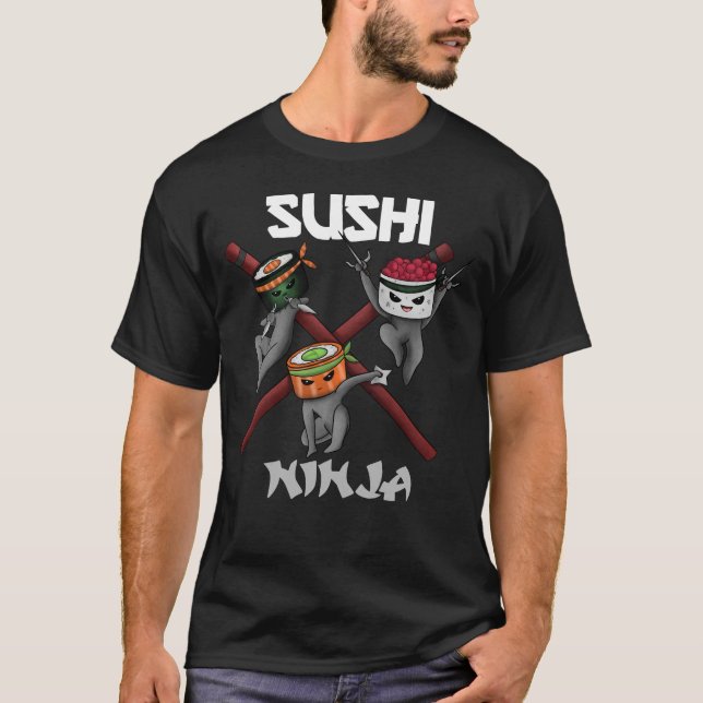 sushi ninja t shirt (Framsida)