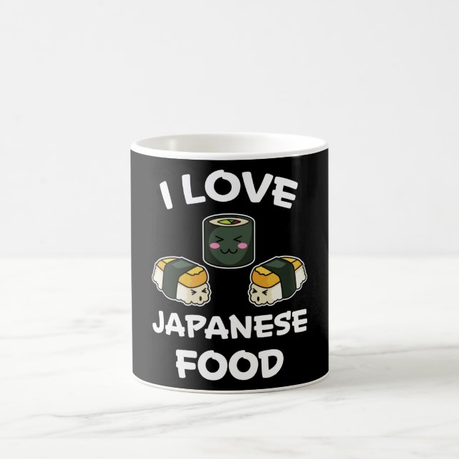 Sushi Noodles Anime Manga Funny Japan Otaku Outfit Kaffemugg (Center)