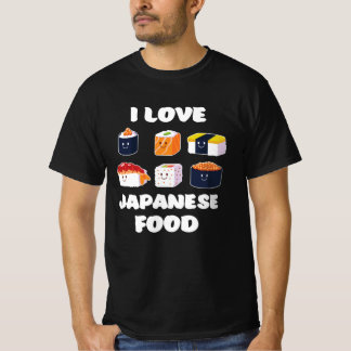 Sushi Noodles Anime Manga Funny Japan Otaku Outfit T Shirt