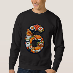 Sushi Nummer sex Kulinarisk konst Lång Ärmad Tröja