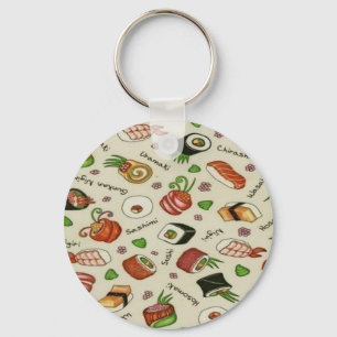 Sushi Nyckelring