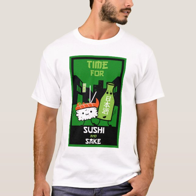 Sushi- och kummelfolier t shirt (Framsida)