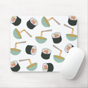 Sushi och Noodles Mönster Musmatta