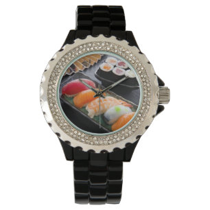 Sushi och rullar armbandsur