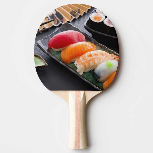 Sushi och rullar pingisracket (Framsidan)