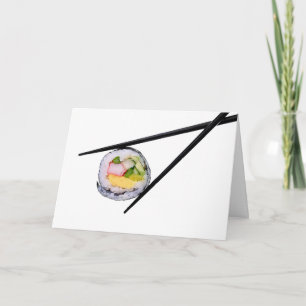 Sushi- och svartpinnar inbjudan