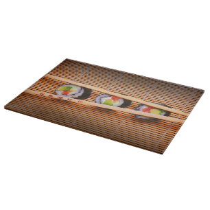 Sushi och träpinnar
