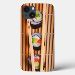 Sushi och träpinnar