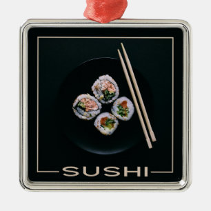 Sushi-ornament Julgransprydnad Metall