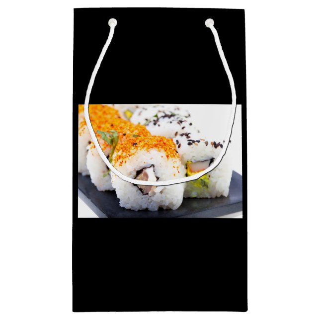 Sushi på en platta (Baksidan)