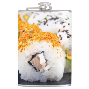 Sushi på en platta fickplunta