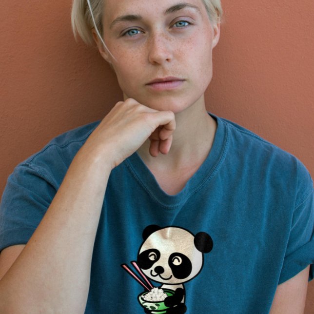 SUSHI PANDA BEAR CUTE WOMENS T-SHIRTS (Skapare uppladdad)