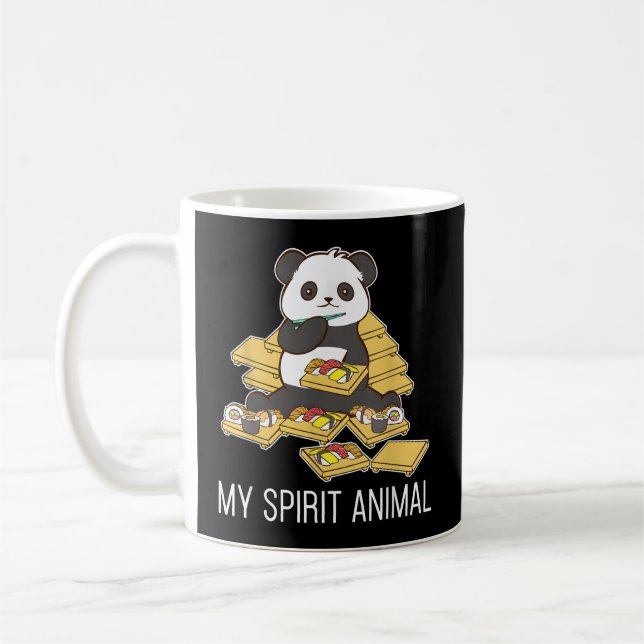 Sushi Panda My Spirit Animals Koreanska Kaffemugg (Vänster)