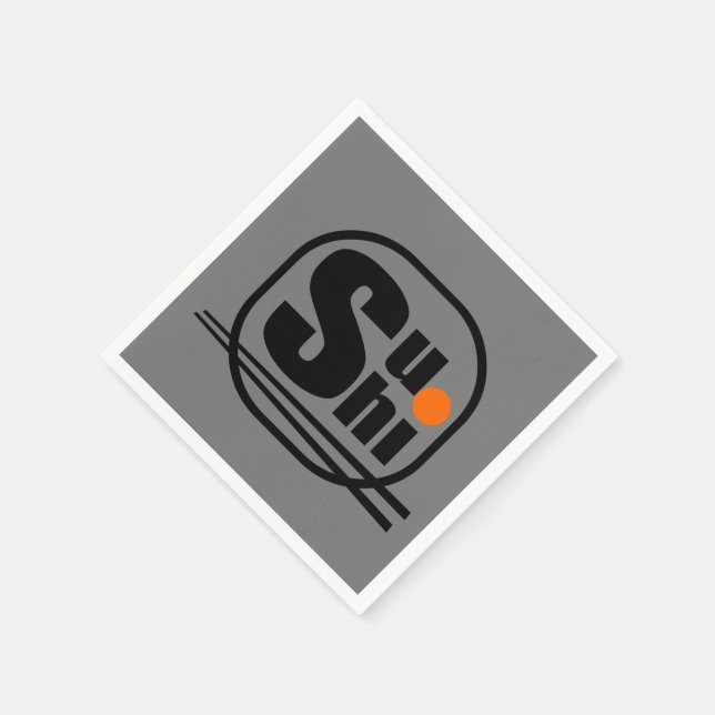 Sushi Papper Napkins Pappersservett (Hörn)