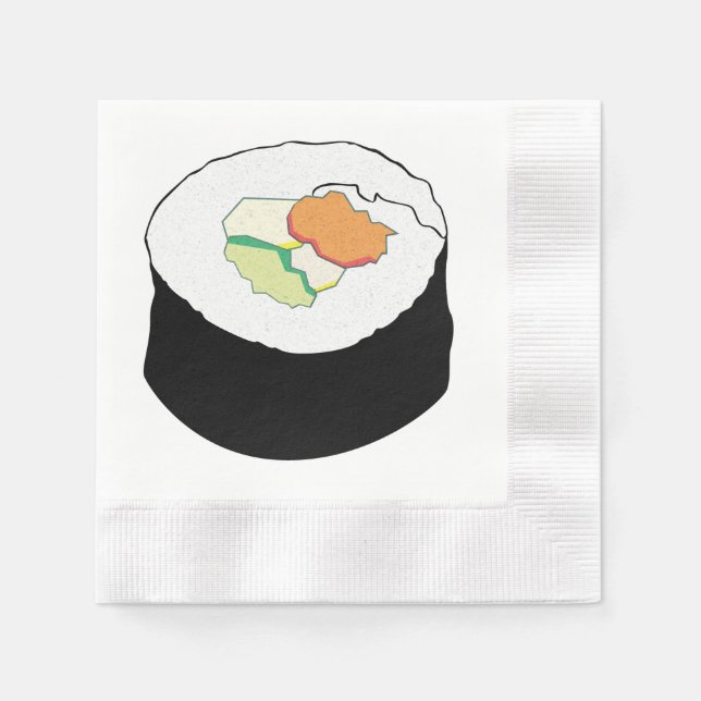 SUSHI PAPPERSSERVETT (Framsidan)