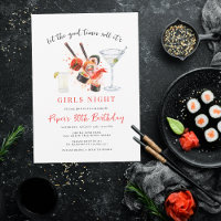 Sushi Party | Bra Times Roll Girls Night Party