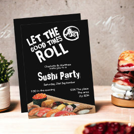 Sushi Party lät Bra Times roll japanska Inbjudningar