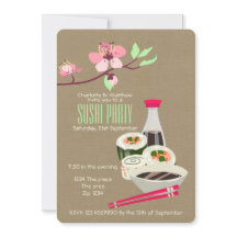 Sushi Party lätt att anpassa japanska Themsen