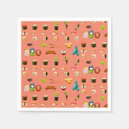 Sushi Party Napkins Pappersservett