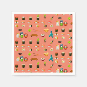 Sushi Party Napkins Pappersservett