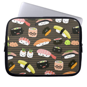 Sushi Party - Sushi Rullar, Sashimi, Wasabi, Ingef Laptop Fodral