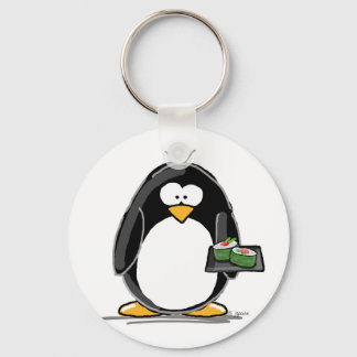 Sushi Penguin Nyckelring