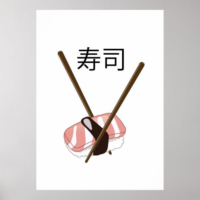 Sushi-pinnar Poster (Framsidan)