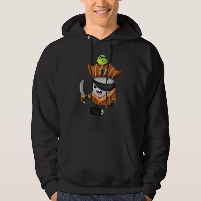 Sushi pirat hoodie (Framsida)