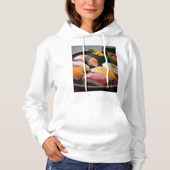 Sushi Platter Hoodie T Shirt (Framsida)