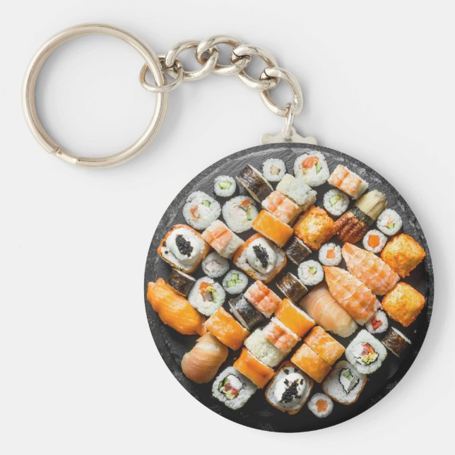 Sushi Platter Nyckelring (Framsidan)
