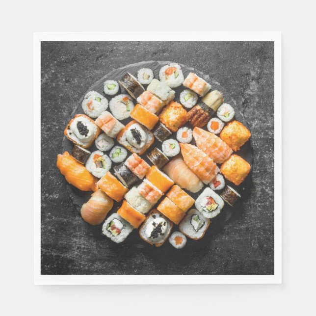 Sushi Platter Pappersservett (Framsidan)