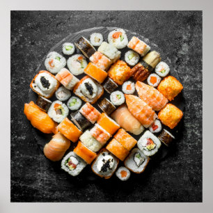 Sushi Platter Poster