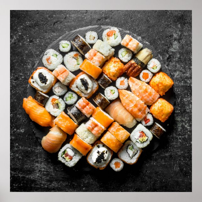 Sushi Platter Poster (Framsidan)