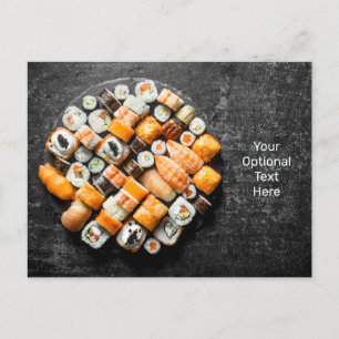 Sushi Platter-vykort Vykort