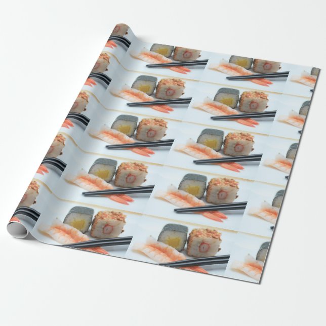 Sushi! Presentpapper (Utrullad)