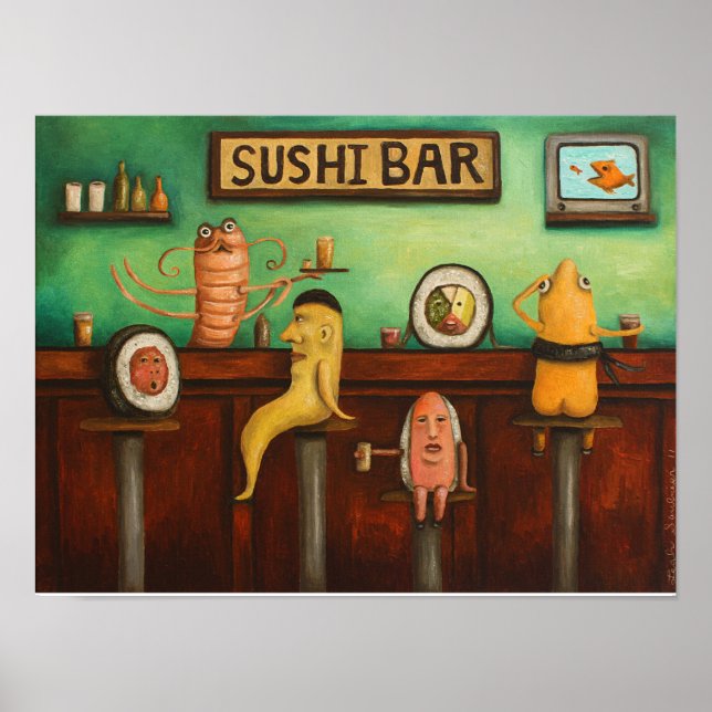 Sushi Pub Poster (Framsidan)