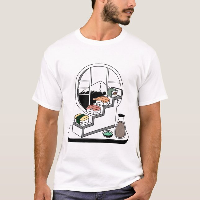 Sushi Pub T Shirt (Framsida)