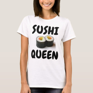 SUSHI QUEEN Sushi Älskare T-shirts