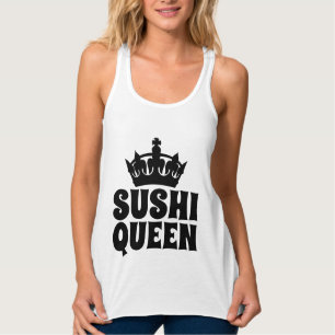 SUSHI QUEEN T-Shirts Linne Med Racerback