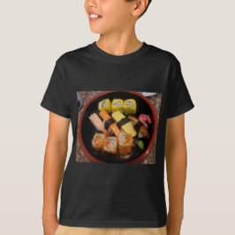 Sushi Rå Japansk Måltid Läcker Servering T Shirt