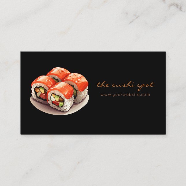 Sushi Restaurang Sushi Kock Namnkort (Framsida)