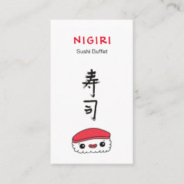 Sushi-restaurang Visitkort