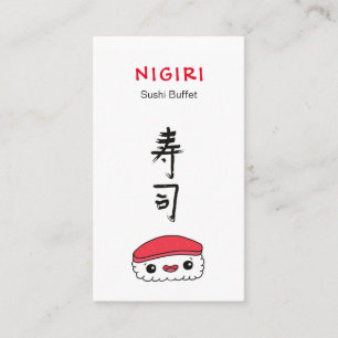 Sushi-restaurang Visitkort