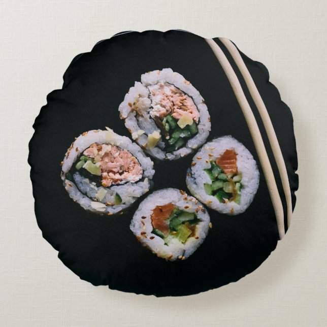 Sushi reversibel dekorativ kudde (Framsidan)
