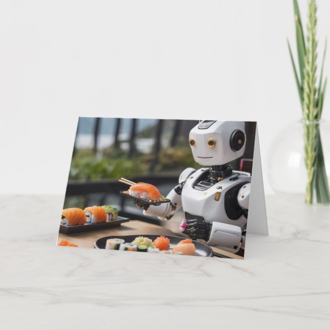 sushi robot kort (Framsida)