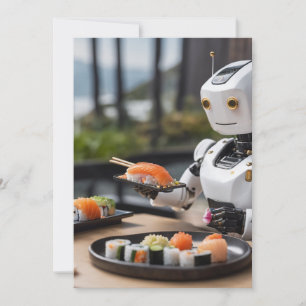 Sushi-robotinbjudan Inbjudningar